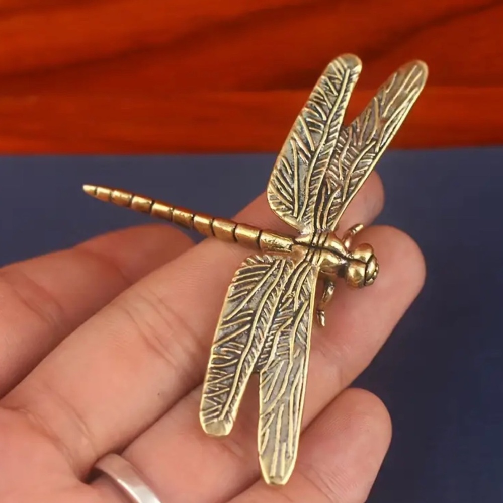Brass dragonfly